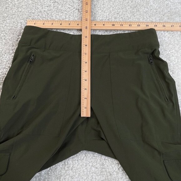 Athleta Chelsea Cargo Pant Olive Green Hiking Outdoors - Picture 7 of 9